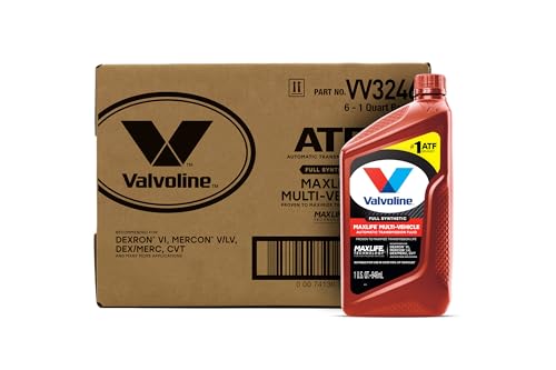 Valvoline Multi-Vehicle (ATF) Full Synthetic Automatic Transmission Fluid 1 QT, Case of 6 - size: 1 QT, Case of 6