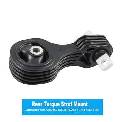 JDMON Engine Rear Torque Strut Mount Replacement for Honda Civic 2012 2013 2014 2015 Compatible with A65048 / 50890TR0A81 / 9748 / EM-7116 - size: 1PCS-Compatible with 2012-2015 Civic
