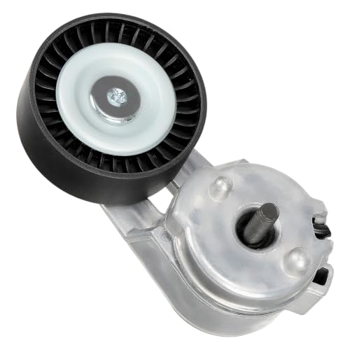 Belt Tensioner Assembly with Pulley Fit for Jeep Wrangler 4.0L 2000-2006, Grand Cherokee 4.0L 1999-2004, Replace# 04854089A, 04854089AB - size: 04854089A