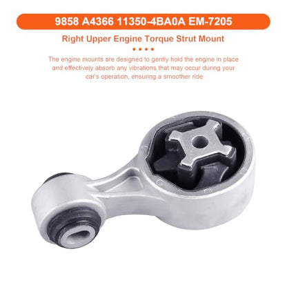 Engine Motor Mount Compatible with 2014-2020 Nissan Rogue L4 2.5L,2014-2019 Nissan X-Trail L4 2.5L,2017-2019 Renault Koleos L4 2.5L,Replacement for A4367 A4366 A4364 - size: Nissan Rogue 14-20/ X-Trail 14-19 L4 2.5L