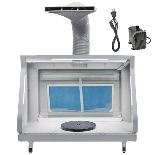 Colima Professional Airbrush Spray Booth with Filtration 3 Fans, LED Lights