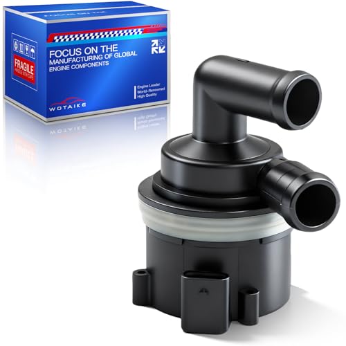 5N0965561A Auxiliary Water Pump Car Engine Cooling Water Compatible for VW Golf Audi Q3 Quattro For Jetta/Passat Skoda EOS Tiguan Touran 5N0965561 5N0122093BP 7N0965561