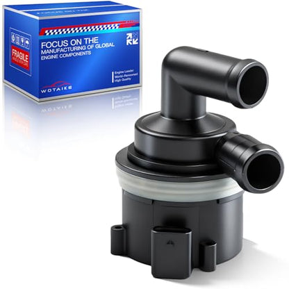 5N0965561A Auxiliary Water Pump Car Engine Cooling Water Compatible for VW Golf Audi Q3 Quattro For Jetta/Passat Skoda EOS Tiguan Touran 5N0965561 5N0122093BP 7N0965561