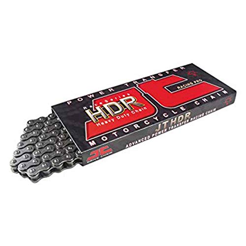 JT Chain JTC420HDR090SL (420 Series) Black Steel 90 Link Heavy Duty Non O-Ring Chain with Connecting Link - size: 90-Links
