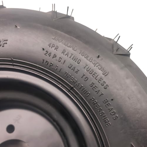 7" Right Wheel Rim Tire Assembly for 50cc 90cc 110cc 125cc ATVs & Go Karts Includes 16x8-7 Tire 79mm Bolt Rim