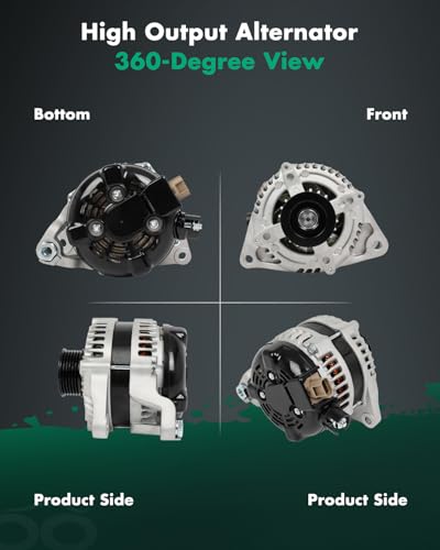SCITOO 11623 Alternator 12V 150A fit for Ford for Mustang 5.0L 2011-2014 - size: Small, style: 11623 Alternator