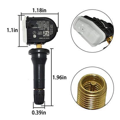 TPMS35 Tire Pressure Sensor F2GZ-1A189-A F2GT-1A180-AB Tire Pressure Monitoring System(TPMS) Sensor,Compatible with Ford F-150 Edge Explorer Mustang Lincoln 2015-2020 1 Pack
