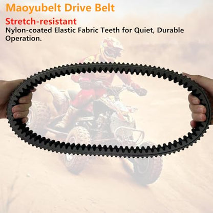 Drive Belt Compatible with ATV Brute Force 650 750 2005-2020 / KFX 700 2004-2009 / Prairie 360 650 700 2002-2012 / Teryx 750 2011 New OEM Replacement for 59011-0019 19C3218