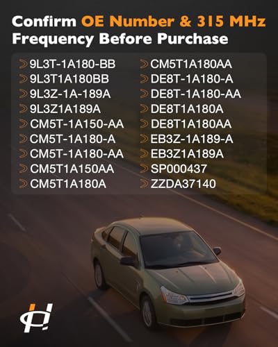 315MHz Upgraded Pre-Programmed TPMS Sensor Fits Ford 2009-2014 F-150 Escape