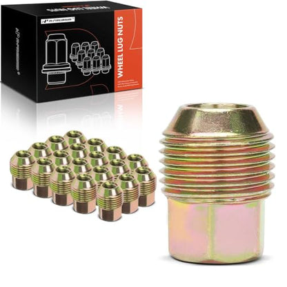 A-Premium M12-1.50 Wheel Lug Nuts Compatible with Chevrolet Equinox Malibu Impala Camaro HHR GMC Canyon Dodge Chrysler Buick 20-PC Set