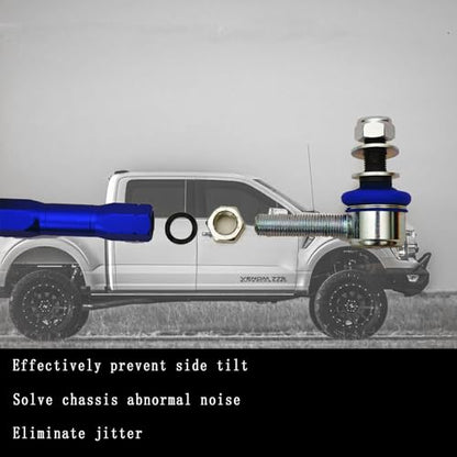 Rear Adjustable Stabilizer Sway Bar Link Kit Fit for FJ CRUISER GSJ1 / LAND CRUISER PRADO 120 150 / Lexus GX470 2003-2009,12mm Ball Joint Adjustable Suspension Kit