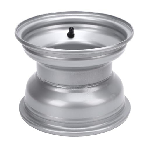 Pissente 18 X 9.50-8 ATV Wheel Rim High Strength Aluminum Alloy 8 Inch Wheel Rim Hub for Go Karts Carts Silver (Four Hole (Hole Spacing: 110mm / 4.33in) - size: Four Hole (Hole Spacing: 110mm / 4.33in