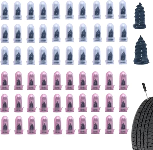 60 PCS Tire Patch Screws, Quick Fix Screw-in Tubeless Tire Plug Kit - size: 60 PCS