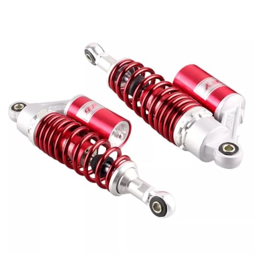 280mm Rear Shock Absorber Suspension Motorcycle ATV Quad 7mm Spring - color: Red