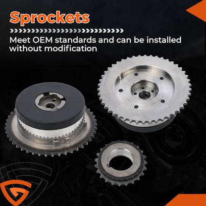2.4 Timing Chain Kit w/VVT Fit for GMC Terrain, Replaces# 12621505 - size: 9-4201SAVVT1
