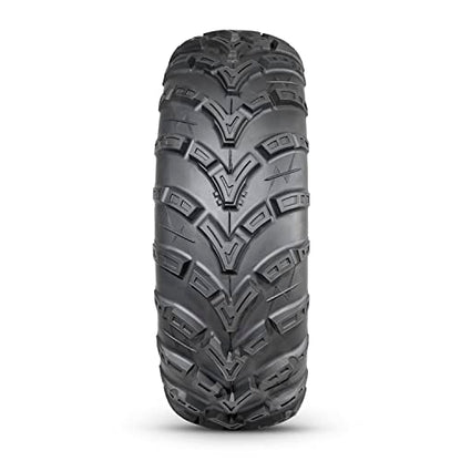 HALBERD 6PR ATV/UTV Tires, 25x8-12 All Terrain 15mm Tread Depth 25x8x12 Trail Sand Off-Road Tires, Set of 2