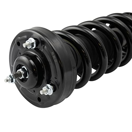 TRQ Front Suspension Kit Shock & Spring Strut Assembly Sway Bar Stabilizer Link Compatible with 2014-2017 Ford Expedition Lincoln Navigator - style: SCA30359