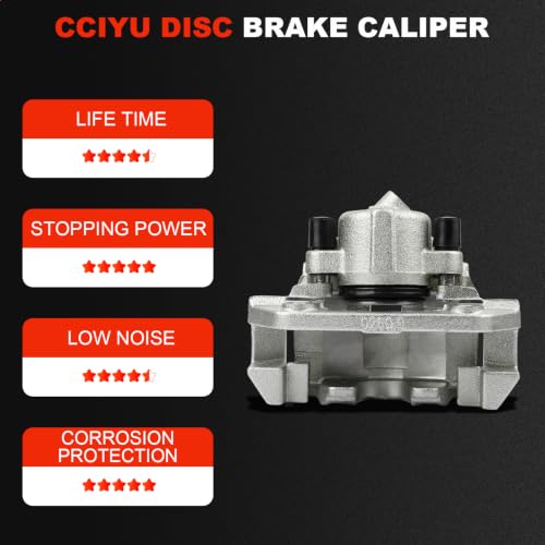 cciyu Front Right Disc Brake Caliper Assembly w/Bracket 18B4779 - size: Front Right[18B4779]