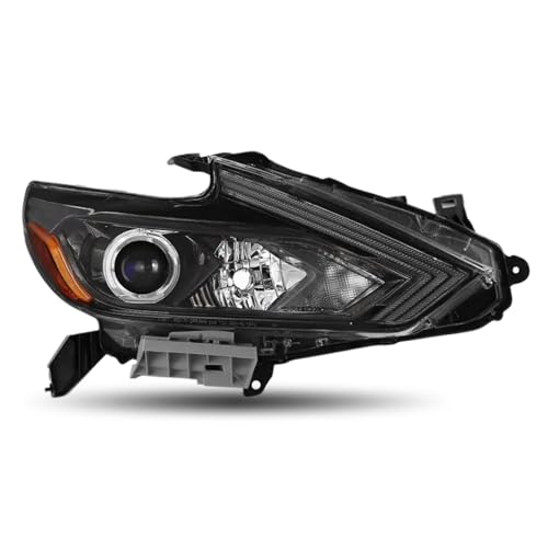 PENSUN Halogen Headlight Assembly Fit for 2016 2017 2018 Nissan Altima Replacement Headlamp Black Housing (Right Passenger Side) - color: Black Housing, size: Right Passenger Side
