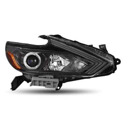 PENSUN Halogen Headlight Assembly Fit for 2016 2017 2018 Nissan Altima Replacement Headlamp Black Housing (Right Passenger Side) - color: Black Housing, size: Right Passenger Side