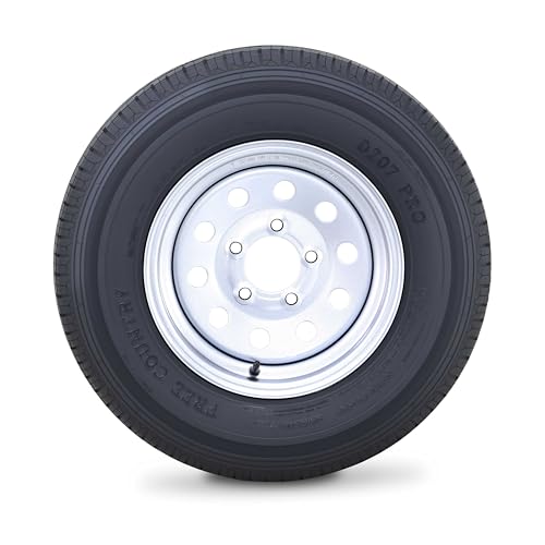 Free Country Trailer Tire Wheel ST185/80R13 8Ply D 98N 5X4.5 Silver Mod Rim - size: ST185/80R13 /8PR