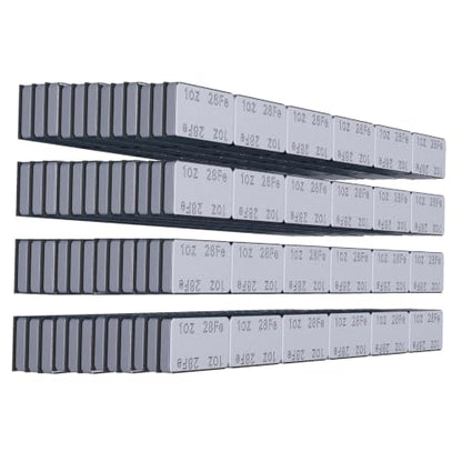 MIKKUPPA 1oz Adhesive Stick on Wheel Weights Chrome, 288oz/Box - color: Chrome, size: 288 PCS