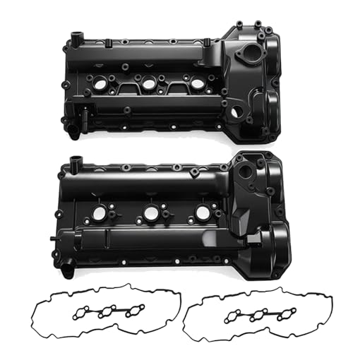 224203C150 Aluminum Engine Valve Cover Fits for 2006-2014 Kia Sedona, 2009-2012 Sorento, 2009-2010 Hyundai Azera, 2009-2011 Santa Fe 3.5L Left & Right Side with Gasket - color: 2006-2014 Kia Sedona