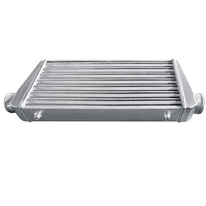 Universal Intercooler 31''x13''x3.3" Front Mount Intercooler 3'' Inlet and Outlet Aluminum Turbo Intercooler Direct Replacement for Any Turbo Charger system - size: 31''x13''x3.3" 3''
