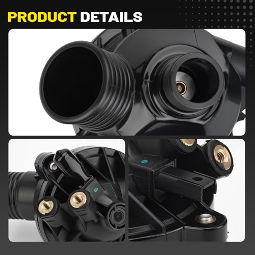 11537549476 Thermostat & Housing Assembly W/Sensors for BMW 1 3 5 Series x3 z4 2006-2016 - Replaces 11537544788 11537536655 902-816 - color: 11537536655