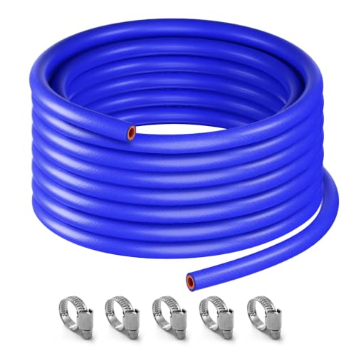 3/4" ID-50Ft (ID 19mm) Heater Hose - color: Blue, size: 3/4" ID-50Ft(ID 19mm)