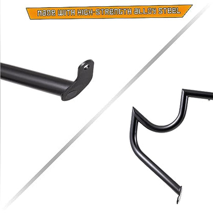 Kinglemc Crash Bar Engine Guard for Harley Softail(Black-C) - color: Black-C