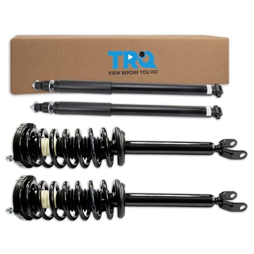 TRQ Front and Rear Complete Strut Assembly & Shock Absorber Kit Complete