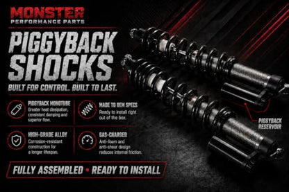 Monster Front Shocks for Can-Am 706203352 706203353 Maverick Sport 1000R