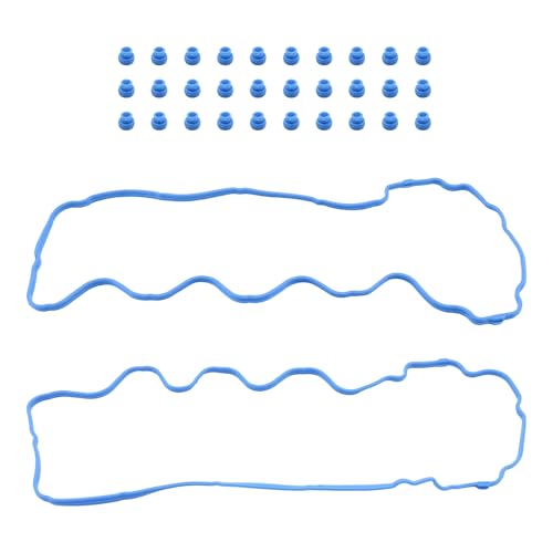 PHILTOP Valve Cover Gasket Set for F-150 2009-2010 4.6L, 2007-2010 5.4L - color: VS 50687 R