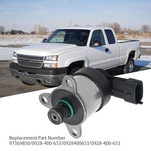 0928400653 Fuel Injection Pressure Regulator, Replacement for Silverado 2500HD 3500, Replacement for Sierra 2500HD 3500 2004-2005 6.6L LLY Duramax Diesel, Replaces 97369850, 8973698501