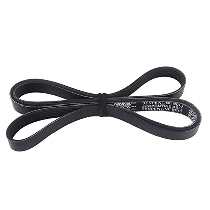 MOCA 6PK1880 EPDM Serpentine Belt Fits 2002-2005 for Audi A4 3.0L & 2005-2006 for Mitsubishi Lancer 2.4L & 2003-2007 for Toyota Matrix 1.8L & 1998-2005 for Volkswagen Passat 2.8L - size: 6PK1880