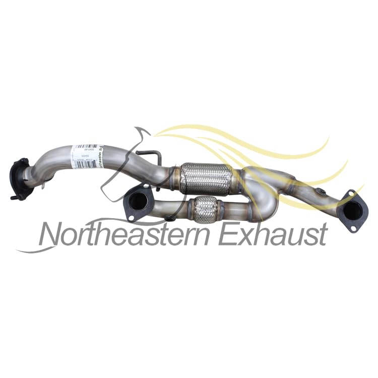 Northeastern Exhaust | Stainless Steel Front Flex Y Pipe Compatible for Hyundai Azera 2007-2008 | Sonata 2006-2008 3.3L | Free Gaskets Included | Automotive Replacement Part