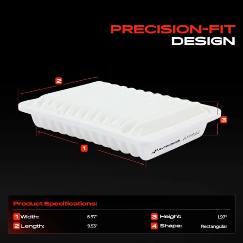 A-Premium Engine Air Filter Compatible with Toyota, Pontiac & Scion Models - style: Standard Air Filter