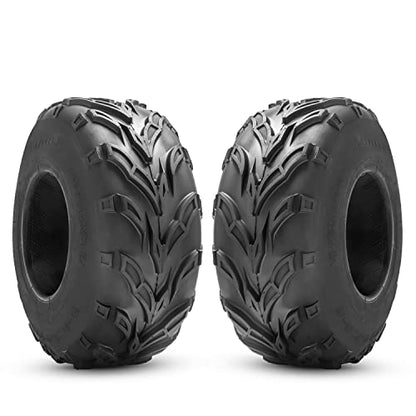 HALBERD 145/70-6 ATV Tires, 4PR Go Kart Street Mini Bike Tires, Set of 2 - size: 145/70-6*2