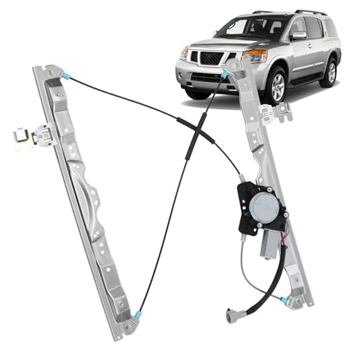 748-524 Front Left Driver Side Power Window Regulator with Motor (6 Pins) - size: Front Left, style: 748-524