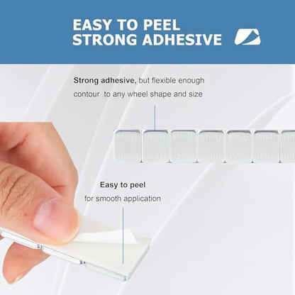 A A IN Adhesive Stick on Wheel Weights, Low Profile, 576pcs 0.25oz, Grey - color: Grey, size: 576pcs 1/4oz Wheel Weights