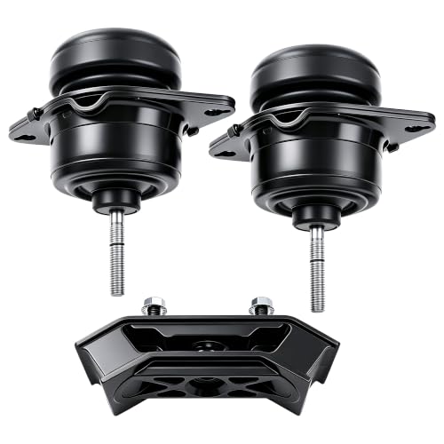 3PCS Engine Motor Mount and Transmission Mount Set Compatible with 2005 2006 2007 2008 2009 2010 Ford Mustang V6 4.0L, V8 4.6L