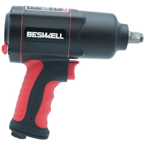 BESWELL® BW-112BN 1/2-Inch Air Impact Wrench with 1180 Ft-Lbs Max Torque