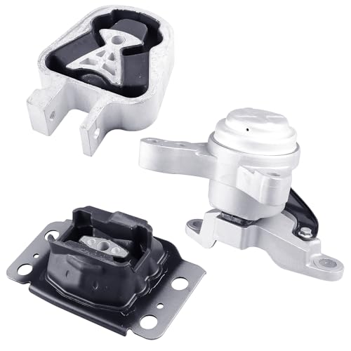 3PCS Engine Motor Mount Set Fit for 13-20 Fusion 1.5L 1.6L - size: 2013-2020 Ford Fusion 1.5L/1.6L Auto/Manual