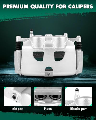 SCITOO - Front Left Disc Brake Caliper Assembly w/Bracket For Ford - size: Front Driver[18B5405]