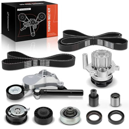 A-Premium Engine Timing Belt Kit with Water Pump Compatible with Volkswagen