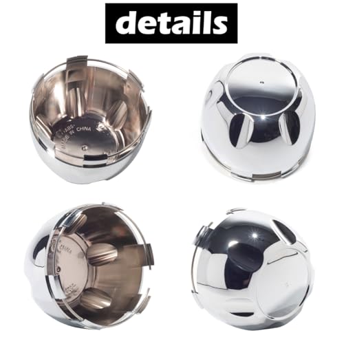 4Pcs 99.5mm(3.92inch) Wheel Center Caps for Helo Maxx 6 Wheel Rim Replacement 789K101 X1834147-9SF Hub Cap, (Chrome, Inner 96.5mm 3.8in) - color: Chrome, size: 99.5mm Outer, 96.5mm Inner, Chrome