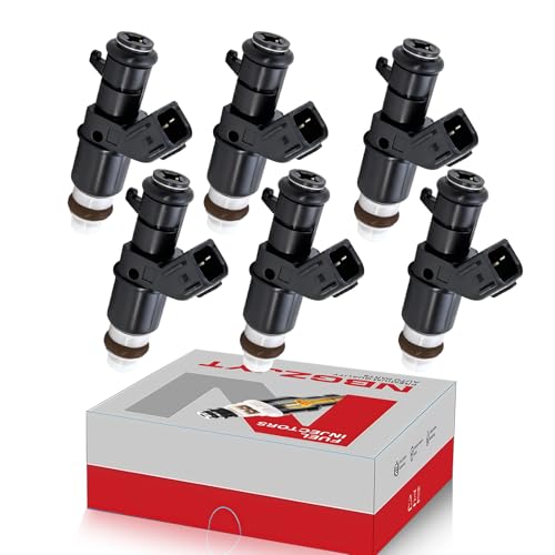 Fuel Injectors 6PCS 8Holes Compatible with Honda Acura Saturn - size: 16450RCAA01