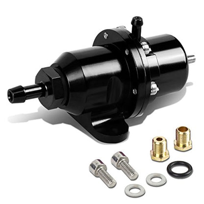 DNA Motoring FPR-T119-BK Fuel Pressure Regulator [For 88-01 Civic Si/CRV/Integra/NSX], Black