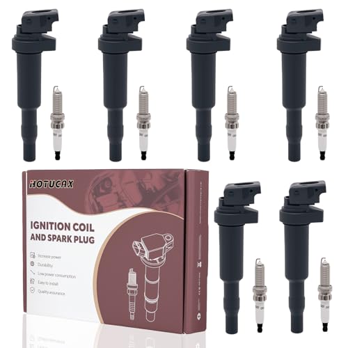 UF592 Ignition Coils & Double Iridium Spark Plug Set, 6 Pack - size: UF592 & Spark Plugs